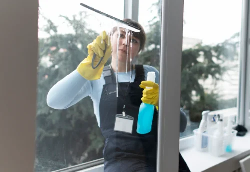 Nettoyage de vitres intérieures et extérieures à Corent